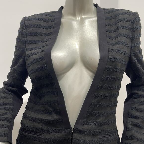 Bcbgmaxazria Lawson  Blazer Jacket Black Size M - Picture 9 of 12